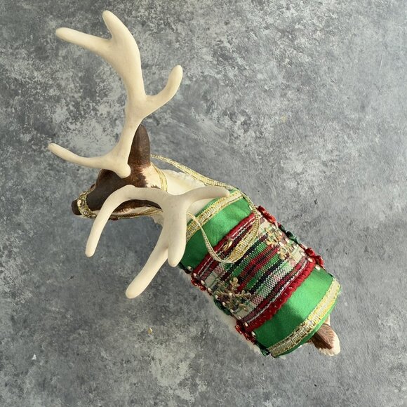 2019 Hallmark Keepsake Father Christmas’s Reindeer Limited Edition Ornament - Picture 4 of 6